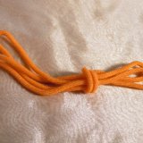 ビーズ編み：帯締め/オレンジ
